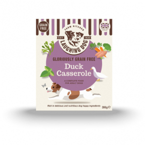 Laughing Dog Grain Free Duck Casserole 395g Wet Tray